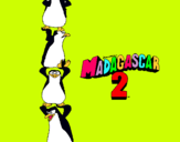 Dibuix Madagascar 2 Pingüins pintat per juli