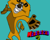 Dibuix Madagascar 2 Alex 2 pintat per ERIC