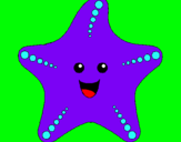 Dibuix Estrella de mar pintat per <CLAUDIA