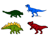Dibuix Dinosauris de terra pintat per rrrrrrrrrrrrrrrrrrrrrrrrr