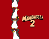 Dibuix Madagascar 2 Pingüins pintat per RITA SERRANO