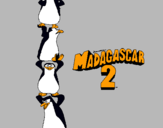 Dibuix Madagascar 2 Pingüins pintat per Janito