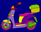 Dibuix Ciclomotor pintat per Raki