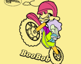 Dibuix BooBob pintat per miquel galmés