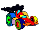 Dibuix Cotxe de Fórmula 1 pintat per jordi