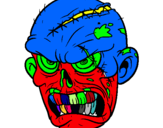 Dibuix Zombie pintat per myriam