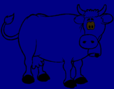Dibuix Vaca lletera pintat per MIREIA ARIÑO
