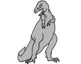 Dibuix Tiranosaurios rex  pintat per marc
