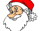Dibuix Cara del Pare Noel pintat per zephyrus