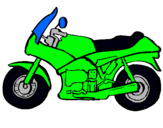 Dibuix Motocicleta pintat per david  abuli