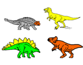 Dibuix Dinosauris de terra pintat per luis