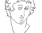 Dibuix Bust d'Alexandre el Gran pintat per ui6hiuyi