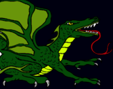 Dibuix Drac rèptil pintat per VIKTOR