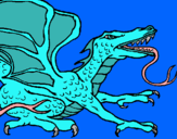 Dibuix Drac rèptil pintat per Alena