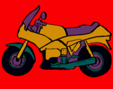 Dibuix Motocicleta pintat per anònim