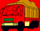 Dibuix Camió de càrrega pintat per anònim
