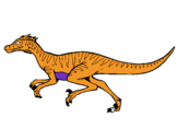 Dibuix Velociraptor  pintat per jan