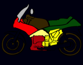 Dibuix Motocicleta pintat per NAHUEL