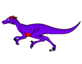 Dibuix Velociraptor  pintat per adriá