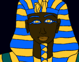 Dibuix Tutankamon pintat per VIKTOR