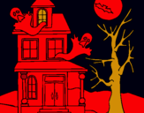 Dibuix Casa fantansma pintat per anònim