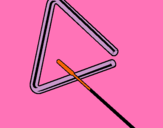 Dibuix Triangle pintat per eva rock