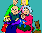 Dibuix Família pintat per lia   perez     cespon