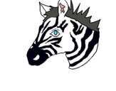 Dibuix Zebra II pintat per de maria