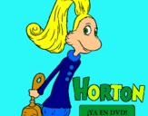 Dibuix Horton - Sally O'Maley pintat per *aida*