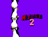 Dibuix Madagascar 2 Pingüins pintat per olga  srra