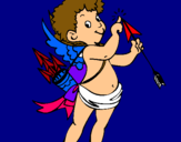 Dibuix Cupido pintat per LAIA CASTELLANOS