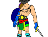 Dibuix Gladiador pintat per Marc