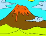 Dibuix Mont Fuji pintat per alejandro