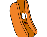 Dibuix Hot dog pintat per M.T.S.X.C.M