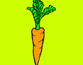 Dibuix pastanaga pintat per nileta @