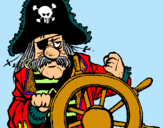 Dibuix Capità pirata pintat per Biel1
