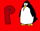 Dibuix Pingüi pintat per irene roura