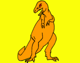 Dibuix Tiranosaurios rex  pintat per diana