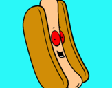 Dibuix Hot dog pintat per ARNAU ROSÉS