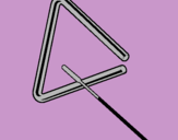 Dibuix Triangle pintat per noa gali