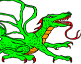 Dibuix Drac rèptil pintat per aaron