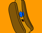 Dibuix Hot dog pintat per omaima