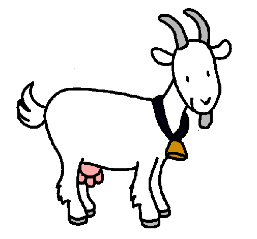 Dibuix Cabra pintat per gemma