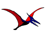Dibuix Pterodàctil pintat per erik