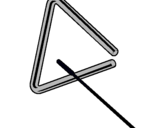 Dibuix Triangle pintat per selsa gali
