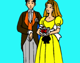 Dibuix Marit i dona III pintat per Laura5anys