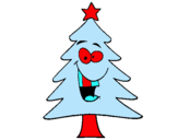 Dibuix arbre nadal pintat per jikkjkkjklldfjiiemjkjfhkn