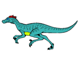 Dibuix Velociraptor  pintat per vegetto