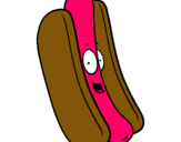 Dibuix Hot dog pintat per alejandro