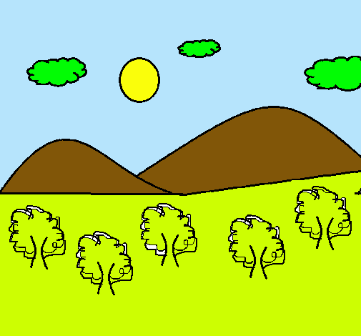 Dibuix Muntanyes 4 pintat per   IONA b s 